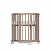 Dětská rostoucí postýlka 3v1 oválná + matrace New Baby kašmírová