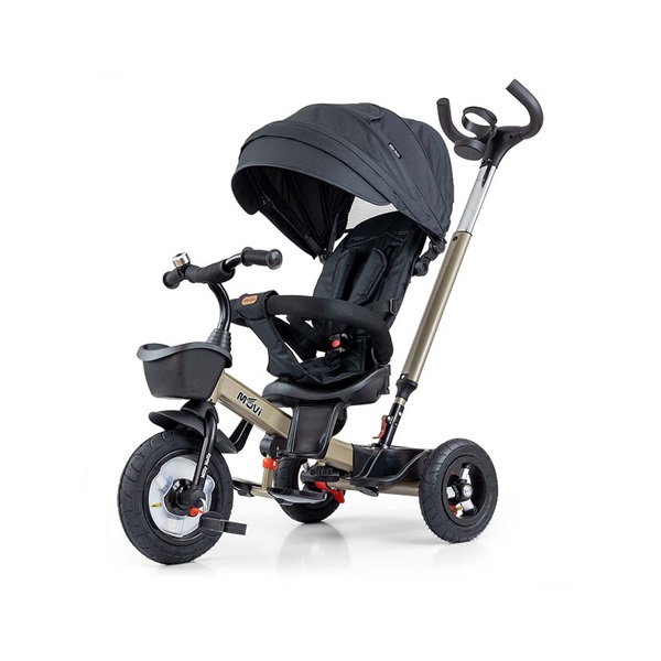 Dětská tříkolka Milly Mally Movi gold (POŠKOZENÝ OBAL)