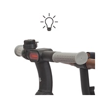 Luxusní dětská tříkolka s osvětlením Milly Mally Twinkle grey (Rozbaleno)