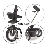 Luxusní dětská tříkolka s osvětlením Milly Mally Twinkle grey (Rozbaleno)