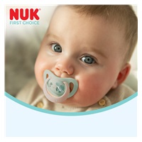 Dudlík NUK First Choice Night 0-6m 2 ks Hippo/Koala
