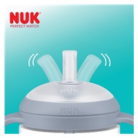 Kojenecká láhev NUK Perfect Match na učení s brčkem BEAR 260 ml