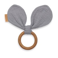 Mušelínová dárková sada pro děti New Baby šedá