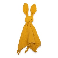 Mušelínová dárková sada pro děti New Baby mustard