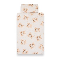 2-dílné ložní povlečení New Baby Love Teddy Bear 90/120 cm beige