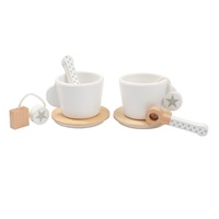 Dětský dřevěný čajový set Montessori Baby Mix (Poškozený obal)