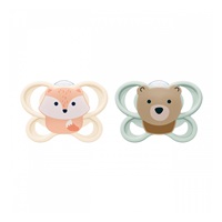 Dudlík NUK Perfect Match Air FOX/BEAR 0-2m 2ks box
