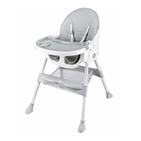 Jídelní židlička Baby Mix Nora dusty grey