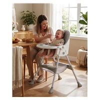 Jídelní židlička Baby Mix Nora dusty grey