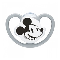 Dudlík NUK Perfect Match Air Disney Mickey Mouse 0-6 měsíců grey