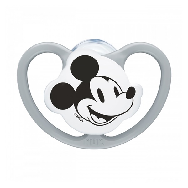 Dudlík NUK Perfect Match Air Disney Mickey Mouse 6-18 měsíců grey