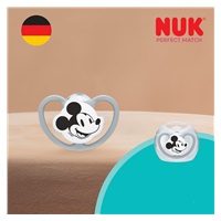 Dudlík NUK Perfect Match Air Disney Mickey Mouse 6-18 měsíců grey