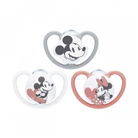 Dudlík NUK Perfect Match Air Disney Mickey Mouse 6-18 měsíců red