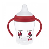 Kojenecká láhev NUK Perfect Match na učení DISNEY Minnie red 150 ml