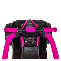 Dětské odrážedlo Baby Mix Mega s vodící tyčí modré (Zánovní)