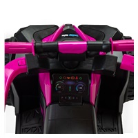 Dětské odrážedlo Baby Mix Mega s vodící tyčí modré (Zánovní)