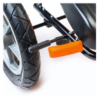 Dětská šlapací motokára Go-kart Baby Mix Buggy oranžová (Poškozený obal)