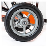 Dětská šlapací motokára Go-kart Baby Mix Buggy oranžová (Poškozený obal)