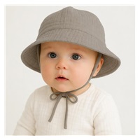 Kojenecký mušelínový klobouček New Baby linen