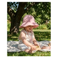 Kojenecký mušelínový klobouček New Baby pink