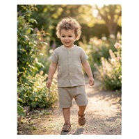 Kojenecká mušelínová košile s kraťasy New Baby linen
