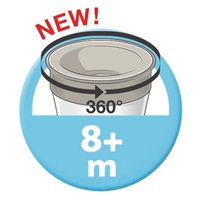 Dětský hrníček Magic NUK Cup Minnie (8+ m.) NUK 360° 230 ml