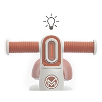 Dětské odrážedlo s LED světlem Milly Mally FLIXY grey