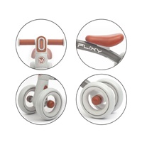 Dětské odrážedlo s LED světlem Milly Mally FLIXY grey