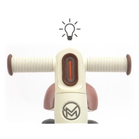 Dětské odrážedlo s LED světlem Milly Mally FLIXY cream