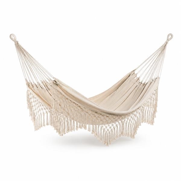 Závěsná houpací síť Boho Baby Mix béžová