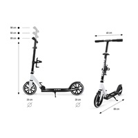 Dětská koloběžka Milly Mally ULTIMATE white