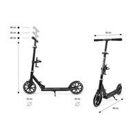 Dětská koloběžka Milly Mally ULTIMATE black