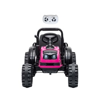 Elektrický traktor s vlečkou Milly Mally Farmer růžový