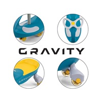 Dětské gravitační odrážedlo Gravity Milly Mally green yellow