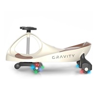 Dětské gravitační odrážedlo Gravity Milly Mally beige brown