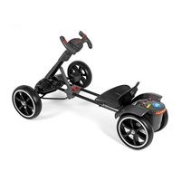 Elektrická motokára s dálkovým ovládáním a LED efekty GOKART BOLT Milly Mally black