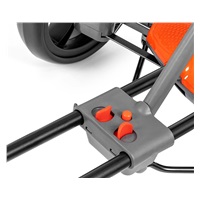 Elektrická motokára s dálkovým ovládáním a LED efekty GOKART BOLT Milly Mally red