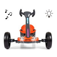 Elektrická motokára s dálkovým ovládáním a LED efekty GOKART BOLT Milly Mally red
