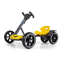 Elektrická motokára s dálkovým ovládáním a LED efekty GOKART BOLT Milly Mally yellow