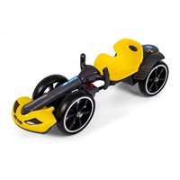 Elektrická motokára s dálkovým ovládáním a LED efekty GOKART BOLT Milly Mally yellow