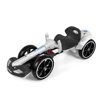 Elektrická motokára s dálkovým ovládáním a LED efekty GOKART BOLT Milly Mally white