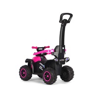 Dětské odrážedlo s vodící tyčí Milly Mally Wild 3v1 pink