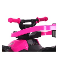 Dětské odrážedlo s vodící tyčí Milly Mally Wild 3v1 pink