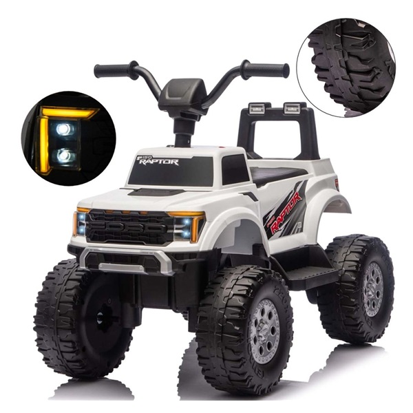 Elektrická čtyřkolka Milly Mally Ford F-150 Raptor white