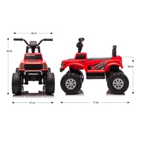 Elektrická čtyřkolka Milly Mally Ford F-150 Raptor red