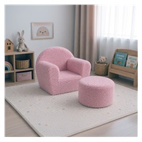 Dětská taburetka New Baby Teddy pink