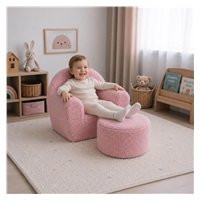 Dětská taburetka New Baby Teddy pink