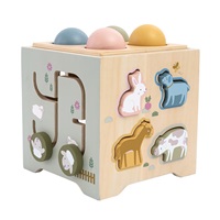 Dřevěné centrum aktivit Montessori Baby Mix