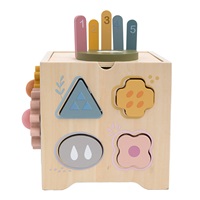 Dřevěné centrum aktivit Montessori Baby Mix