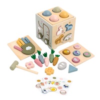 Dřevěné centrum aktivit Montessori Baby Mix